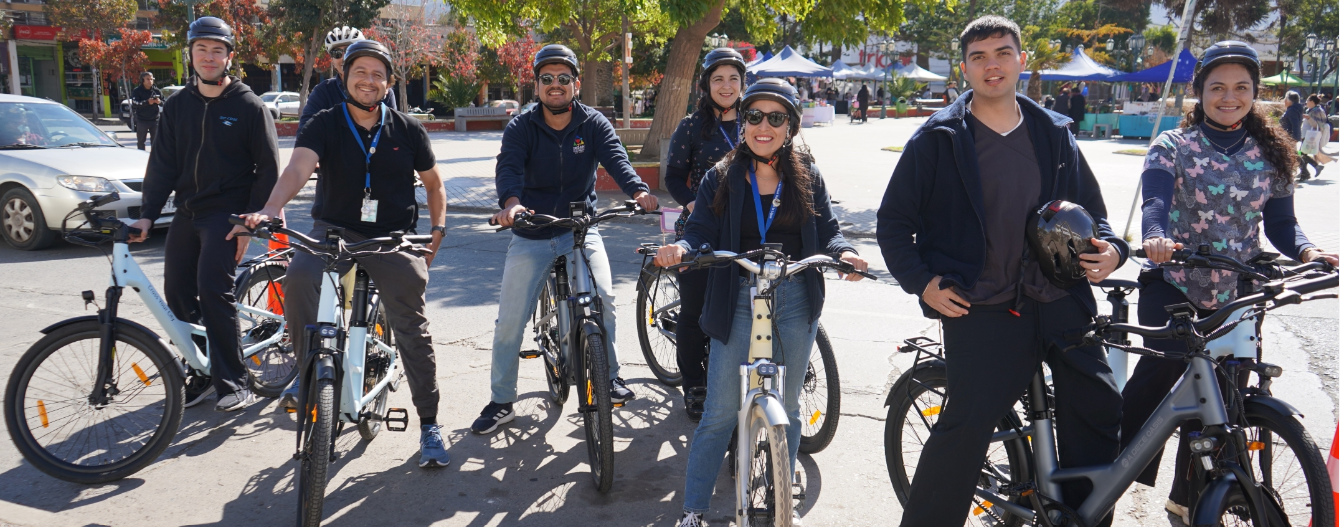 Salud Municipal de La Ligua incorpora bicicletas híbridas para el traslado de sus funcionarios