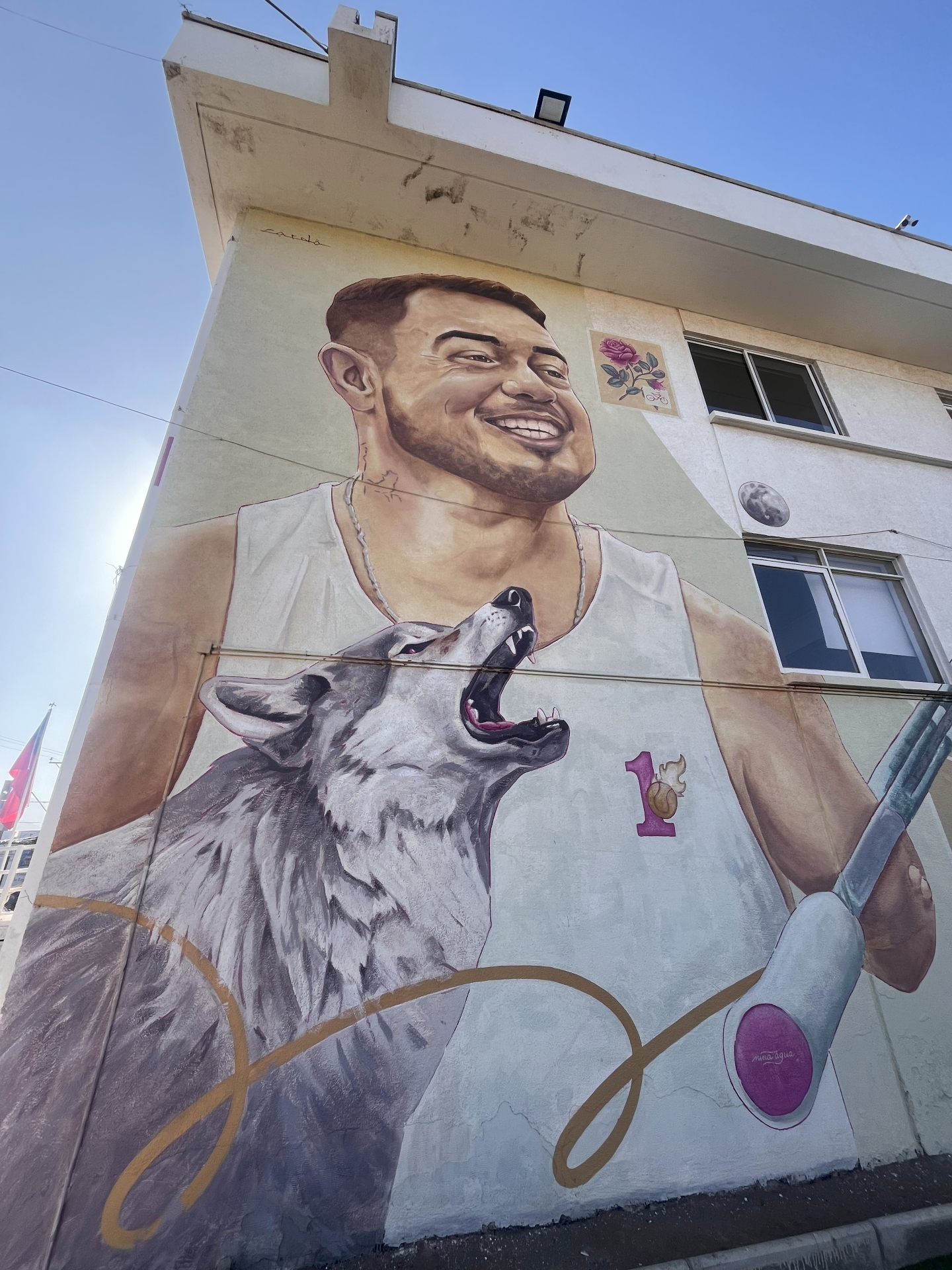 Inauguramos un mural en reconocimiento al tenista Nicolás Basáez